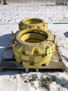 JOHN DEERE 30 SERIES TRACTOR 100 LB. SUITCASE WEIGHT For Sale in Thorntown,  Indiana